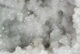 Keokuk Quartz Geode with Calcite & Pyrite Crystals - Missouri #144765-3